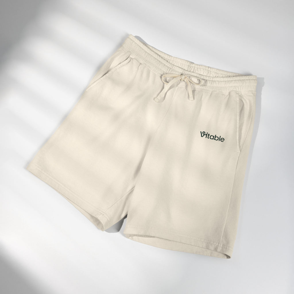 Unisex Garment-Dyed Lightweight Fleece Sweat Shorts